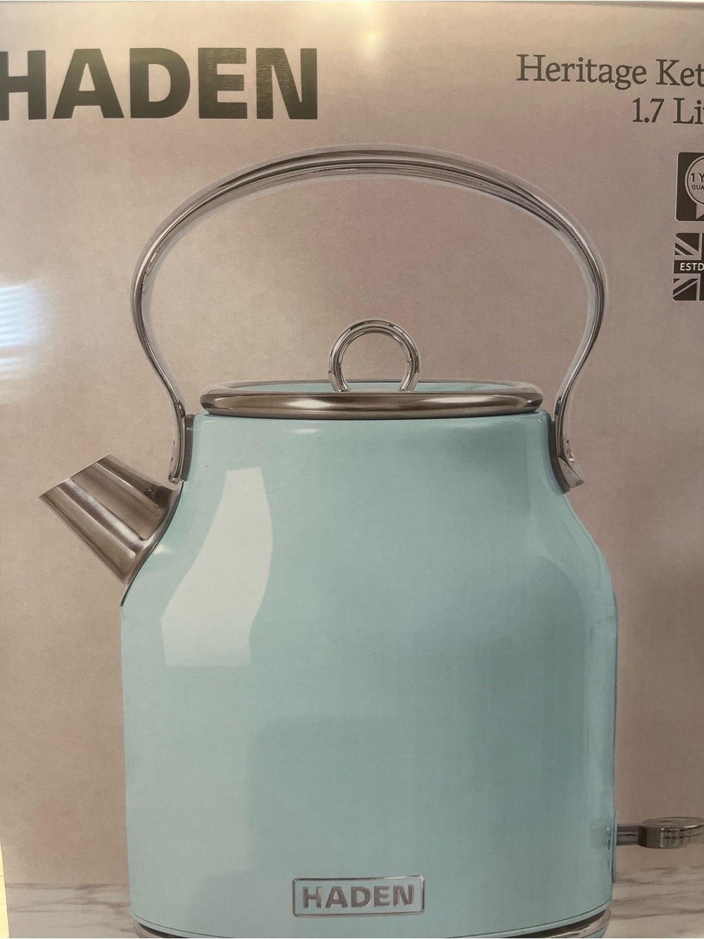 Haden Heritage Turquoise Electric Kettle